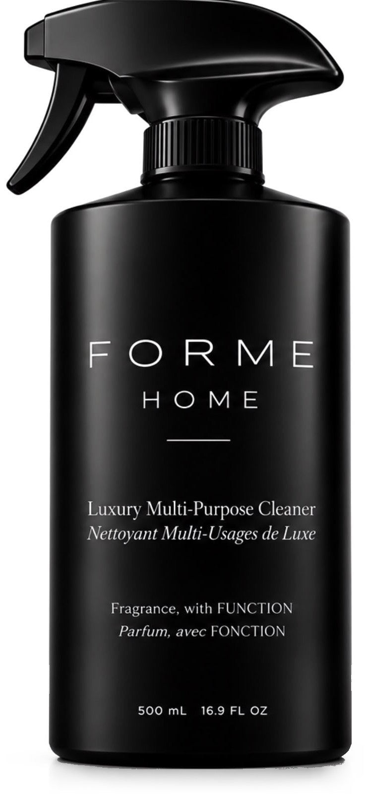 FORME HOME Luxury Multi-Purpose Cleaner, 500 mL black spray bottle - Fragrance, with FUNCTION